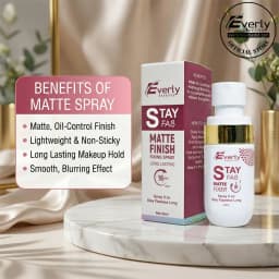 Everly Beauties Stay Fab Matte Fixing Spray – Shine Control Makeup Setting Spray thumbnail 3