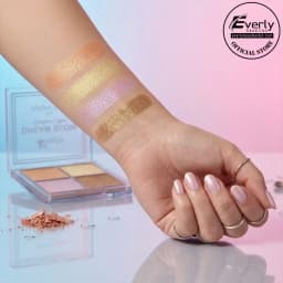 Everly Beauties 4in1 Highlighter Palette – Radiant Glow Face & Body Highlighter thumbnail 2