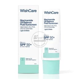 WishCare Niacinamide Oil Balance Fluid Sunscreen SPF 50 PA++++ - 50gm thumbnail 1