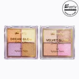 Everly Beauties 4in1 Highlighter Palette – Radiant Glow Face & Body Highlighter thumbnail 1