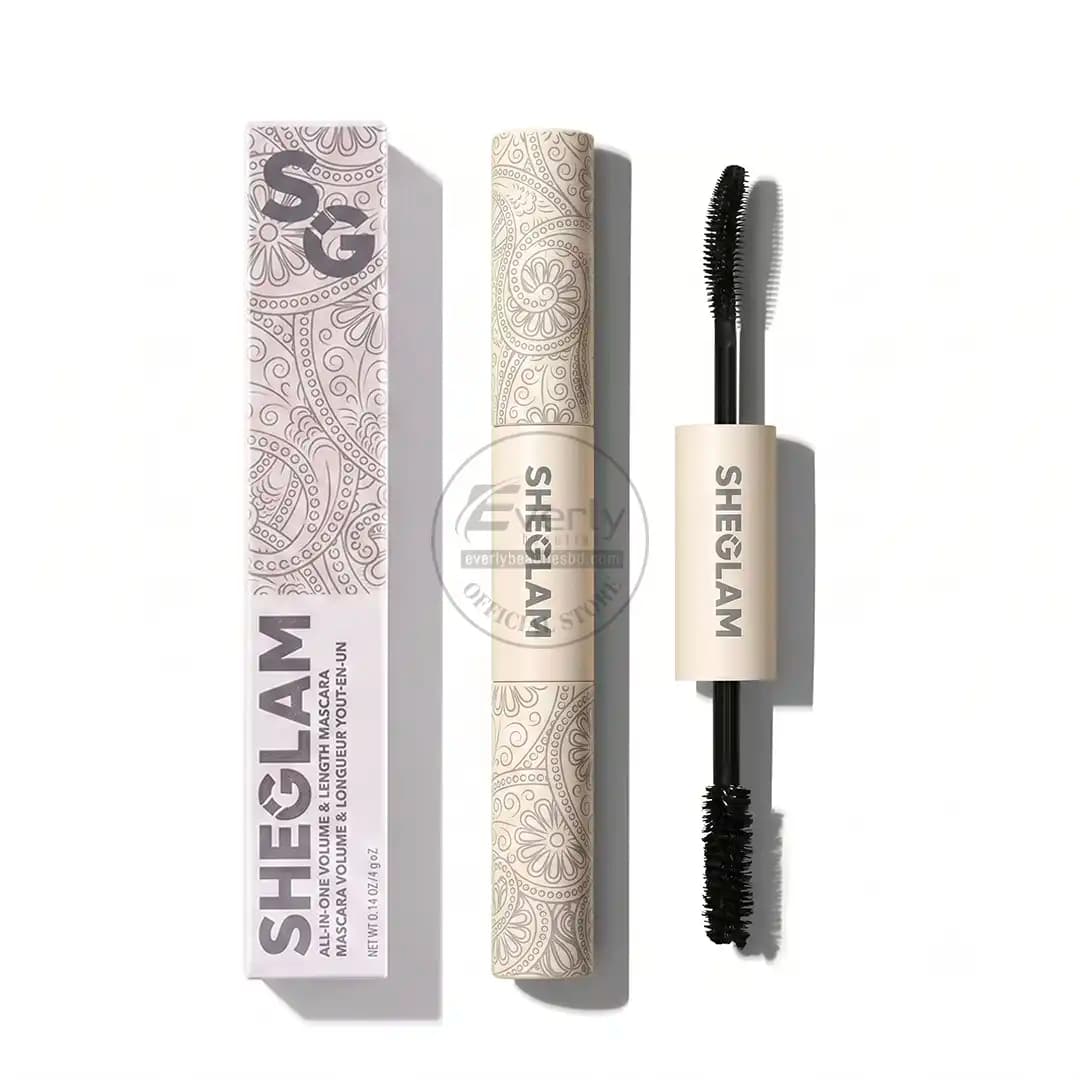 SHEGLAM 2 in 1 Volume & Extension Washable Mascara - Black