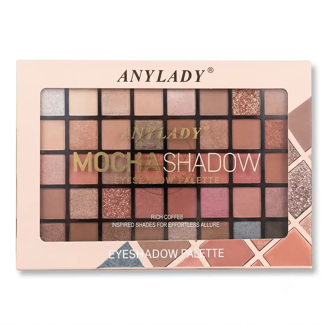 ANYLADY Mocha Shadow Rich Coffee 40 Colors Eyeshadow Palette