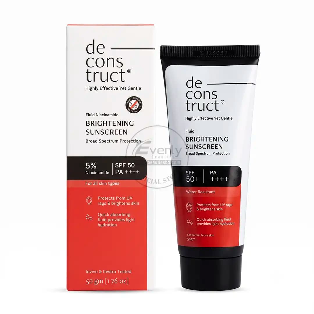 Deconstruct Fluid Brightening Sunscreen SPF 50 PA++++ with 5% Niacinamide