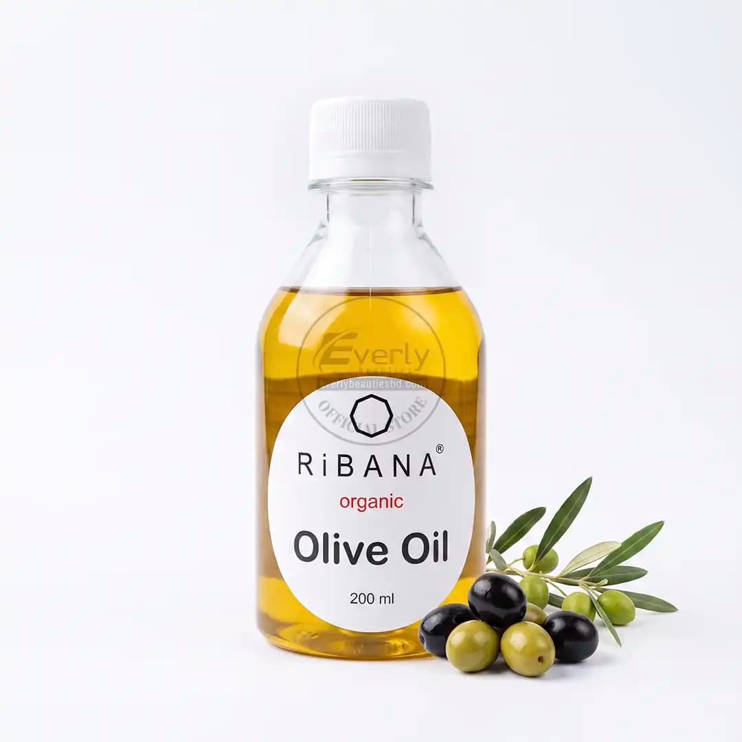RiBANA Organic Extra Virgin Olive Oil for Hair, Skin & Baby Care - 200ml