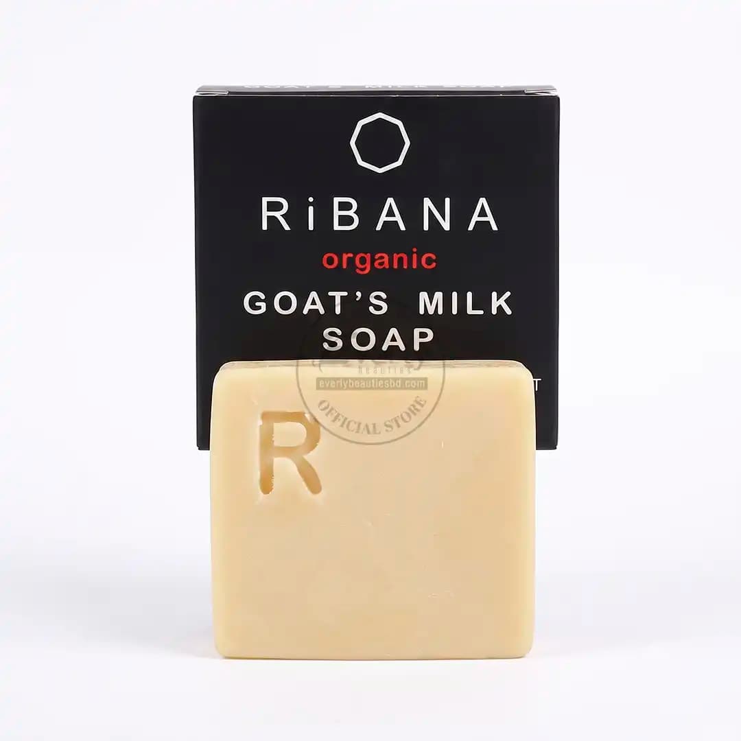 RiBANA Organic Goat Milk Moisturizing Face & Body Soap - 110gm