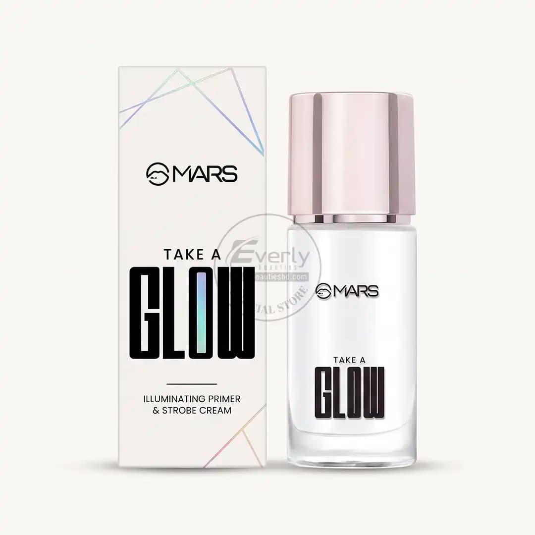 MARS Take A Glow Illuminating Primer & Strobe Cream - 30ml Moon Glow
